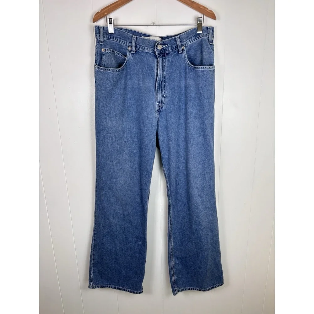 Vintage 90s Y2K Gap Skater Jeans Baggy Distressed Denim Mens 36x31.5‎